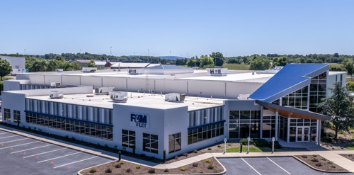 The exterior of OFAC Visual Credit Union's new headquarters building in Arcata
